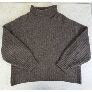 VTG 90's Tundra Canada Wool Blend Sweater Women's Marled Boxy Oversized